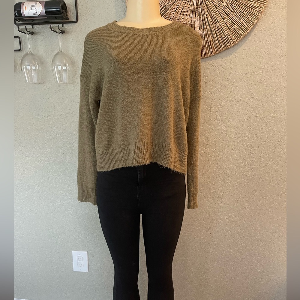 Cozy Olive Sweater